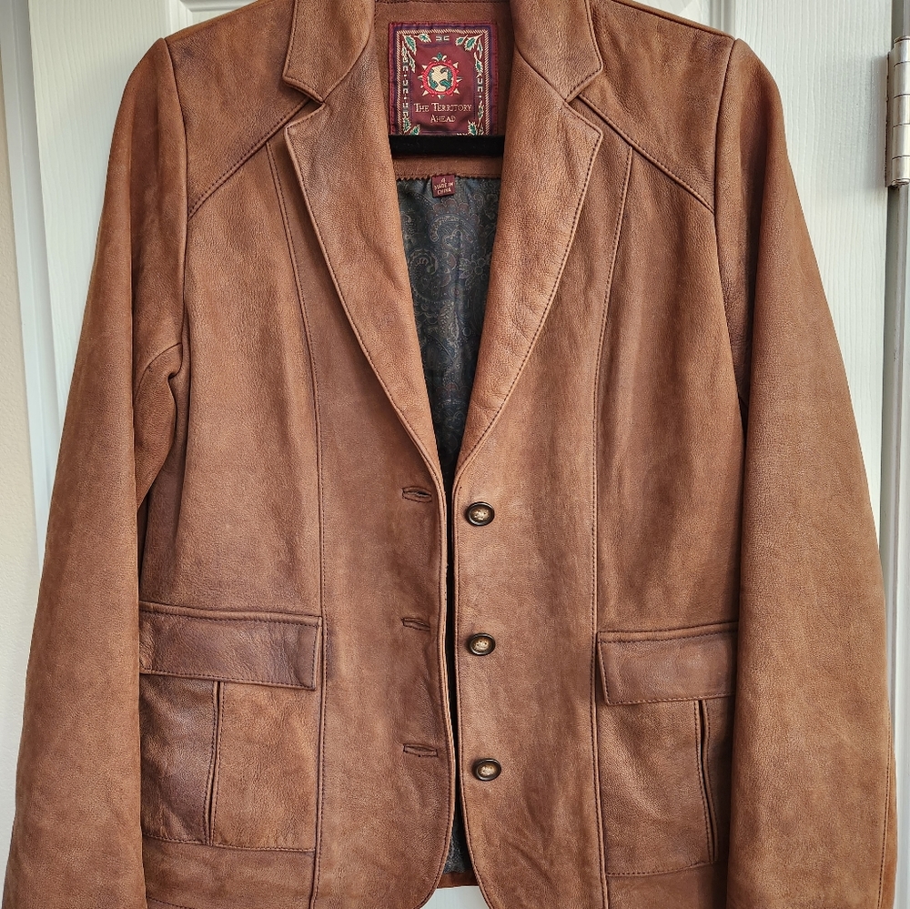 Women's The Territory Ahead Premium Leather Blazer